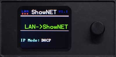 ShowNET display DHCP active