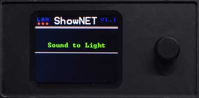 ShowNET display Sound-to-Light